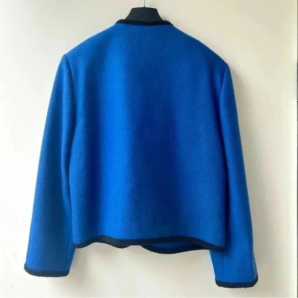 Pendleton vintage jacket - 100% wool made in the USA - blue and black - size 12 - Picture 6 of 13